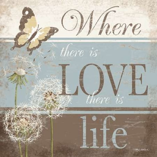 Where There is Love Canvas Art - Kathy Middlebrook (24 x 24)