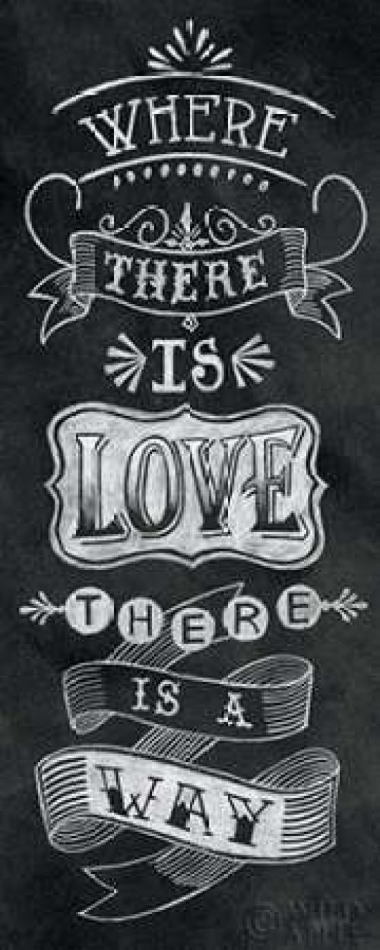 Where There is Love Canvas Art - Mary Urban (24 x 48)