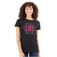 thumbnail image 1 of Where There's Love Beautiful Quote Womens Slim Fit Graphic Tee Brisco Brands S, 1 of 3
