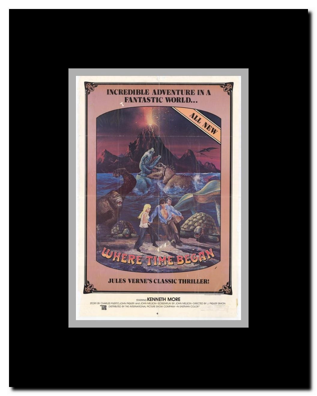 Where Time Began Framed Movie Poster