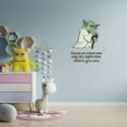 thumbnail image 1 of Where You Are Yoda Star Wars Quote Cartoon Quotes Decors Wall Sticker Art Design Decal for Girls Boys Kids Room Bedroom Nursery Kindergarten Home Decor Stickers Wall Art Vinyl Decoration (20x18 inch), 1 of 2