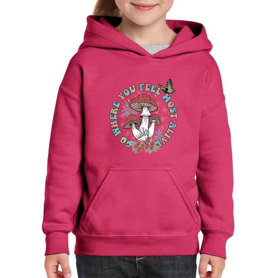 Where You Feel Most Alive Hoodie Juniors -Image by Shutterstock, x-Large