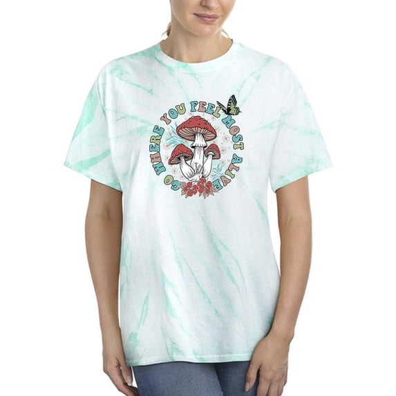 Where You Feel Most Alive Tie Dye Cyclone Women - Women , Medium