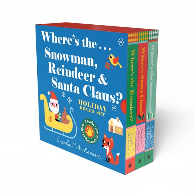 Where's the Where's the . . . Snowman, Reindeer & Santa Claus? Holiday Boxed Set, (Paperback)