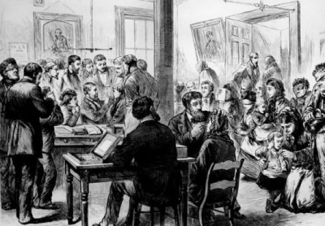 Where are the Nurses New York Eye and Ear Infirmary by unknown artist 1875 Canvas Art - (18 x 24)