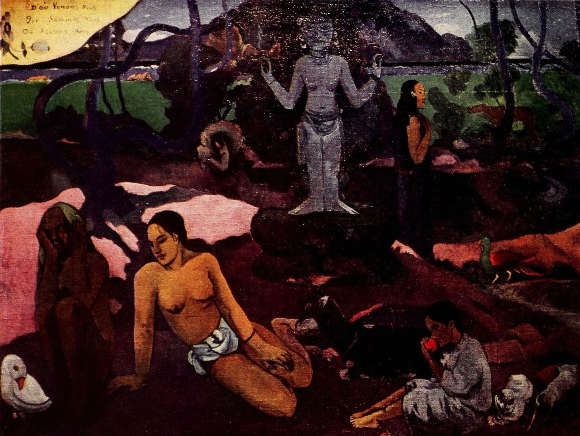 Where do we come from 1 Canvas Art - P Gauguin (18 x 24)