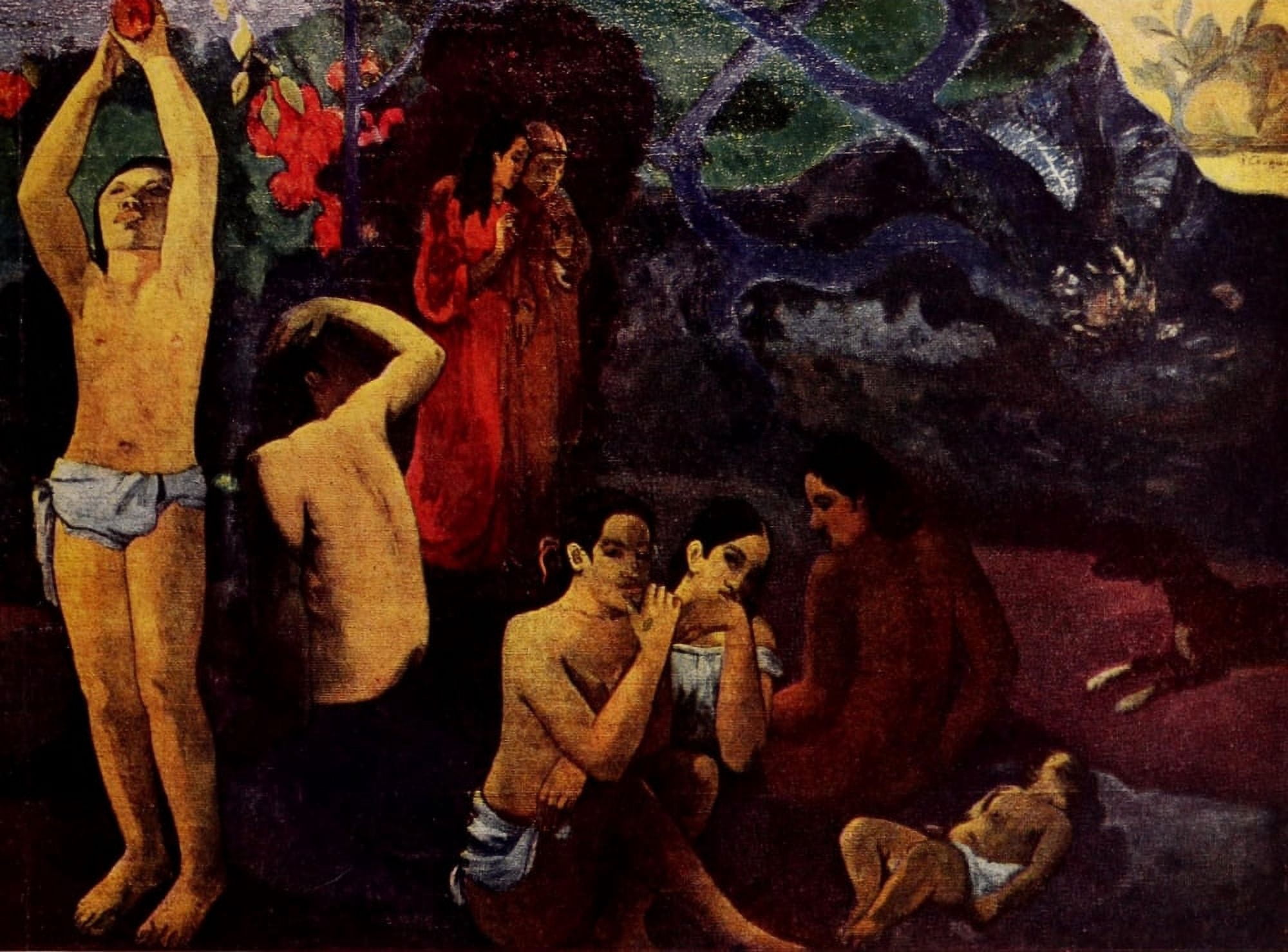 Where do we come from 2 Canvas Art - P Gauguin (18 x 24)