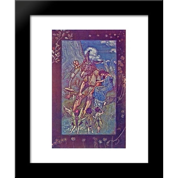 Where is Pease-Blossom 20x24 Framed Art Print by Rackham, Arthur