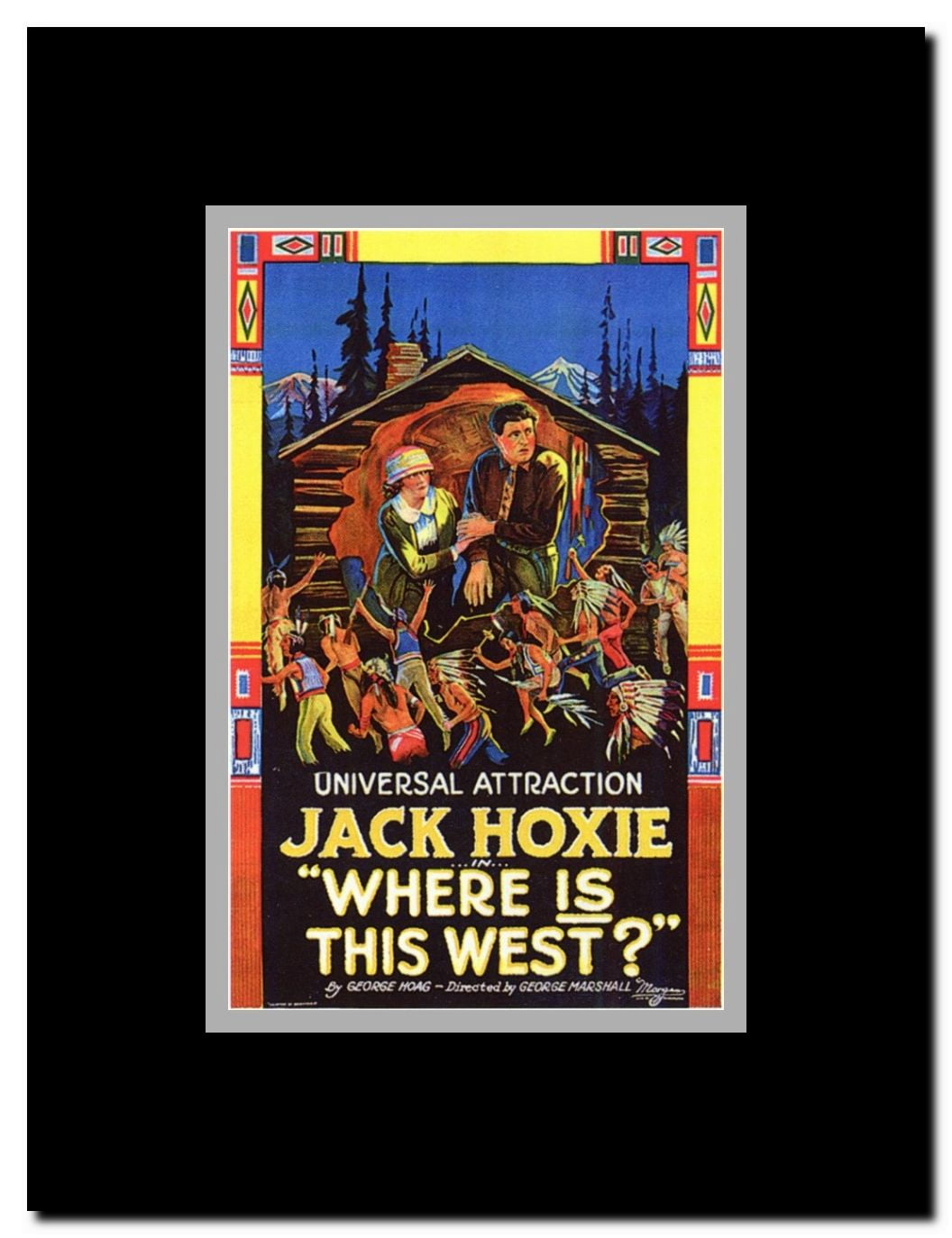 Where is this West? Framed Movie Poster
