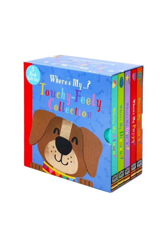 Where's My... Touchy-Feely 5 Books Box Set by Kate McLelland - Ages 0-5 - Board Book