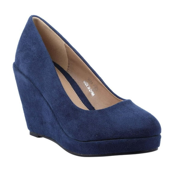 Where�'s That From Womens Wedge Court Shoes