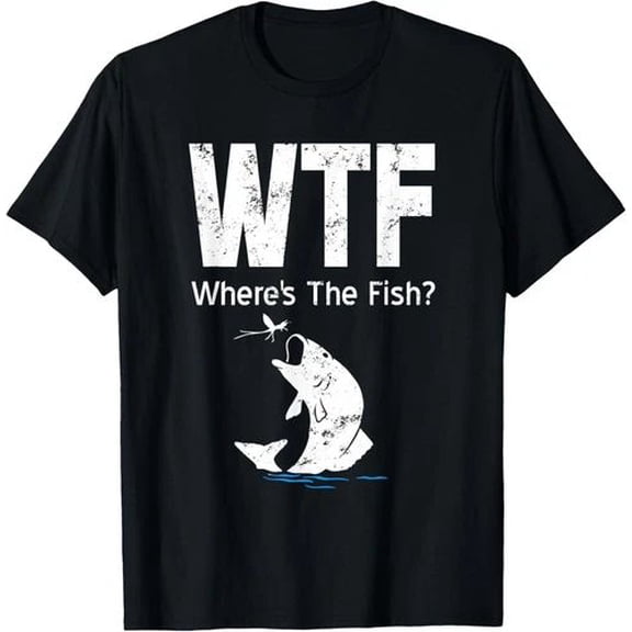 Where’s The Fish Fishing T-Shirt Fisherman Gift Unisex T-Shirt