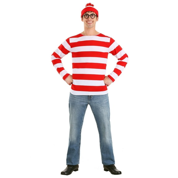 Where's Waldo Costume for Adults