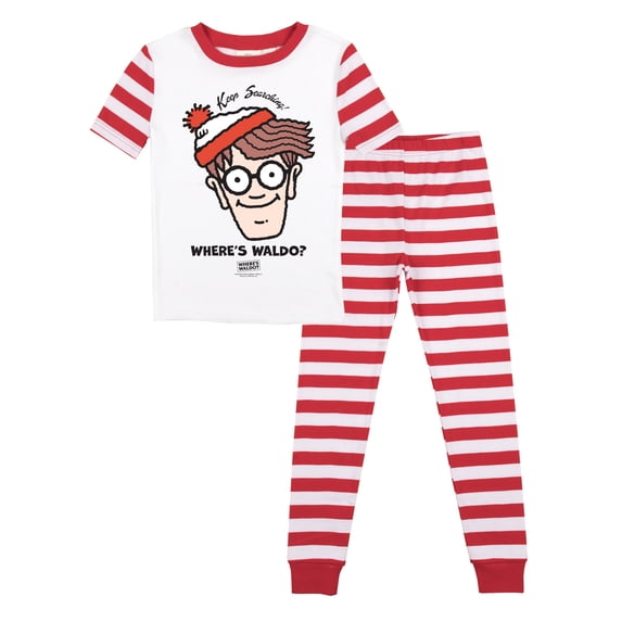 Where's Waldo Keep Searching 2-Pack Youth Girls Sleep Set-8