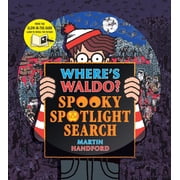 Wheres Waldo? Spooky Spotlight Search a Halloween Hidden Object Search-And-Find Puzzle Book with a Magic Flashlight to Reveal the Picture - a Perfect Fall Holiday Gift for All Ages Hardcover