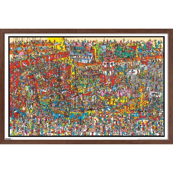 Where's Waldo? - Toys Toys Toys Wall Poster, 22.375" x 34" Framed