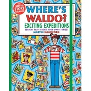 Where's Waldo? Exciting Expeditions Play! Search! Create Your Own Stories! a Compact, Travel-Size Hidden Object Activity Book with Puzzles and Prompts for Vacation Journaling Paperback