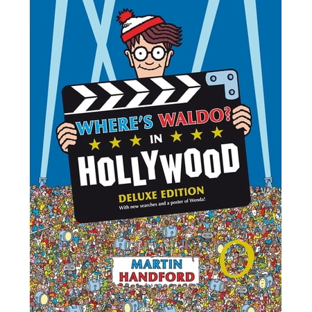 Where's Waldo? Where's Waldo? in Hollywood: Deluxe Edition with New Searches and Collectible Poster (a Hidden Object Activity Book with, (Hardcover)