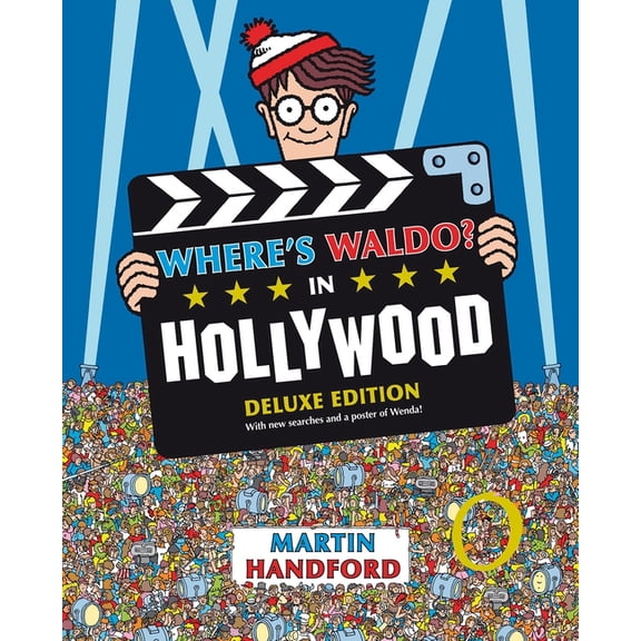 Where's Waldo? Where's Waldo? in Hollywood: Deluxe Edition with New Searches and Collectible Poster (a Hidden Object Activity Book, (Hardcover)