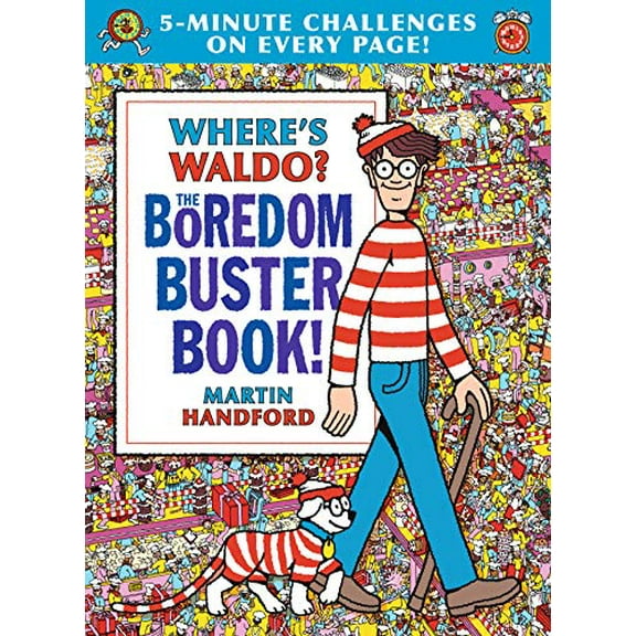 Pre-Owned Where's Waldo? the Boredom Buster Book: 5-Minute Challenges: (Hidden Object Activity Book with Search & Find Puzzles, Mazes, Connect-The-Dots, Colorin (Hardcover) 1536211451 9781536211450