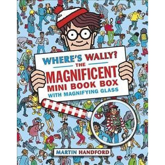 Where's Wally? The Magnificent Mini Book Box - 5 Books & Magnifying Glass