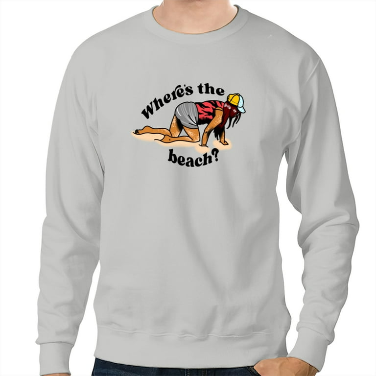 Where s the beach Snooki from Jersey Shore Sweatshirt Unisex Cotton Sweatshirt Walmart
