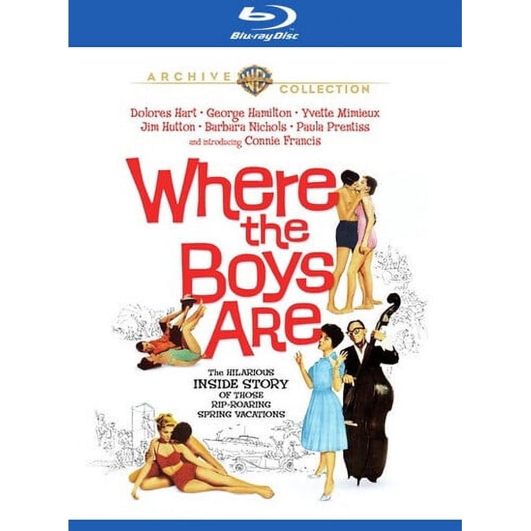 Where the Boys Are DVD ボーイハント Where the Boys Are (Blu-ray), Warner Archives, Comedy - Walmart.com