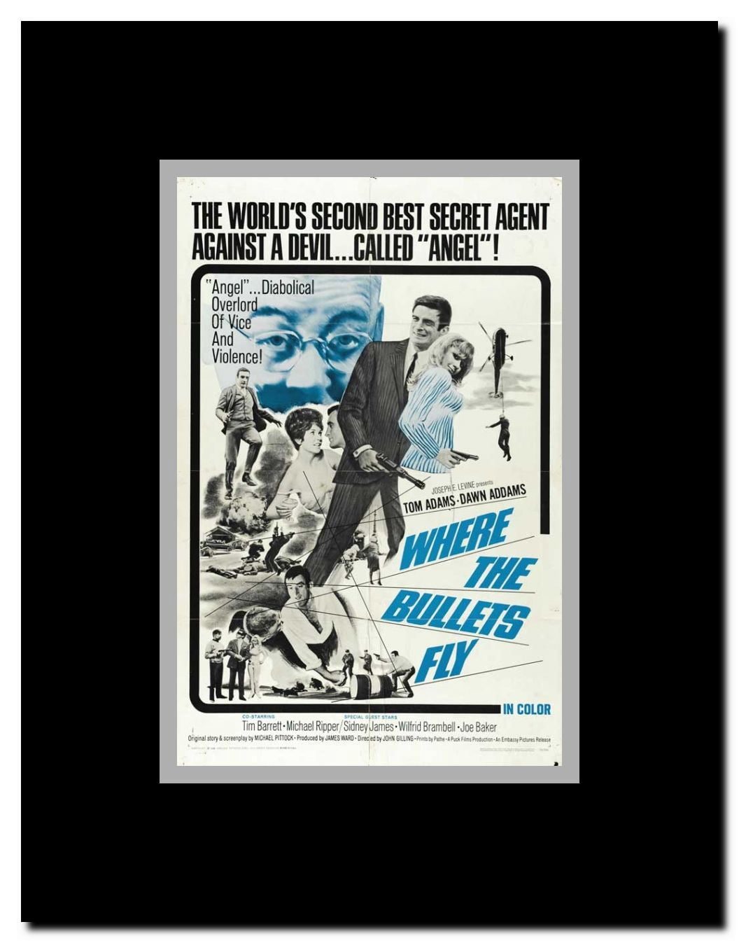 Where the Bullets Fly Framed Movie Poster