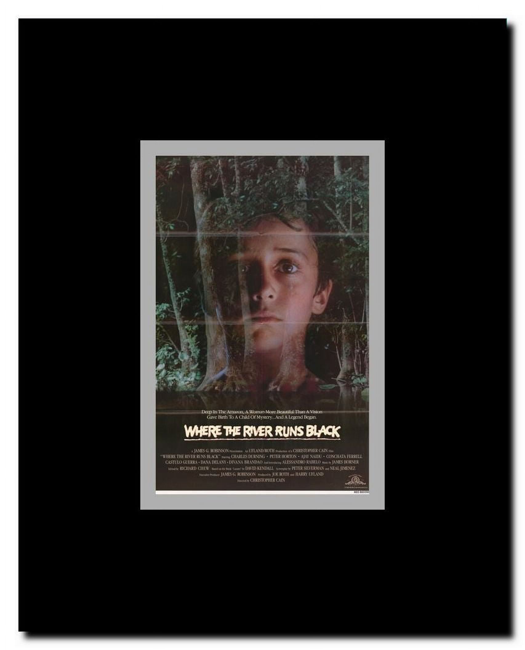 Where the River Runs Black Framed Movie Poster