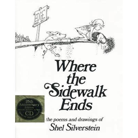 Pre-Owned Where the Sidewalk Ends Book and: Poems and Drawings, (Paperback)