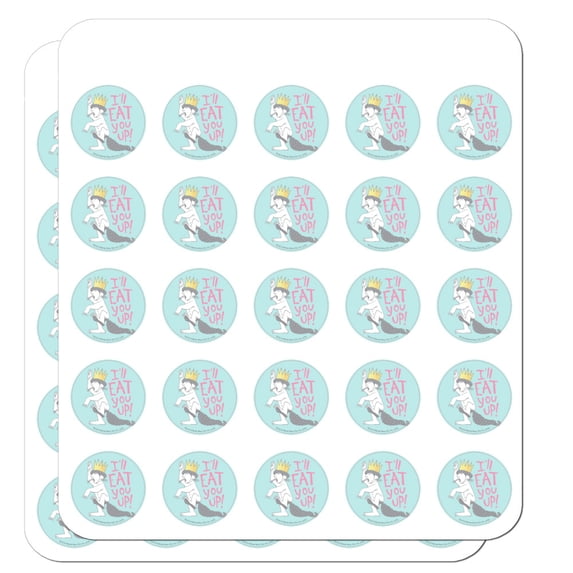 Where the Wild Things Are Eat You Up Planner Calendar Scrapbooking Crafting Stickers