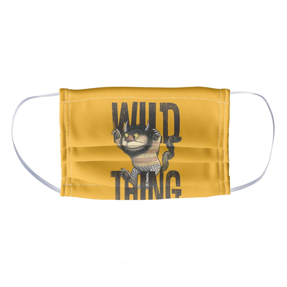 POPFUNK Where the Wild Things Are Wild Thing 1-Ply Reusable Face Mask Covering, Kids