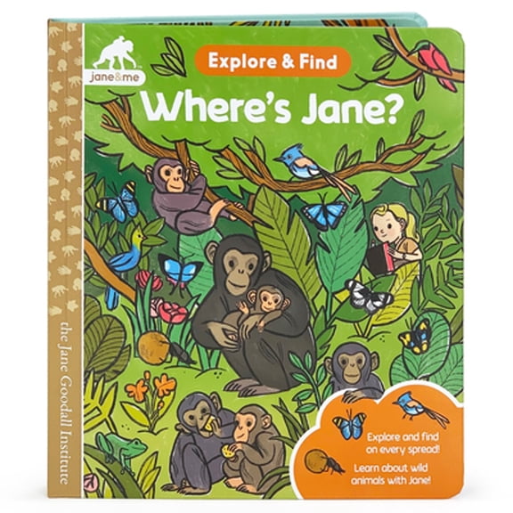 Pre-Owned Jane & Me Where's Jane? (the Jane Goodall Institute) (Board book) 1646380762 9781646380763