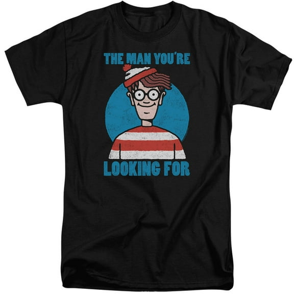 Wheres Waldo - Looking For Me - Tall Fit Short Sleeve Shirt - X-Large