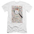 thumbnail image 1 of Wheres Waldo/No Cheating HBO S/S Adult 30/1 T-Shirt White, 1 of 1
