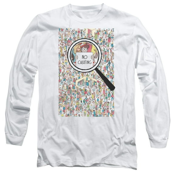 Wheres Waldo - No Cheating - Long Sleeve Shirt - Small