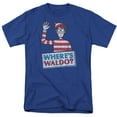thumbnail image 1 of Wheres Waldo/Waldo Wave S/S Adult 18/1 Royal Blue, 1 of 1