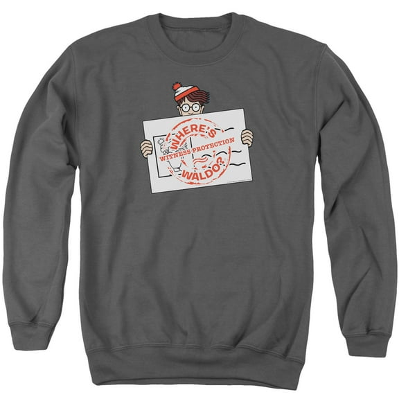 Wheres Waldo - Witness Protection - Crewneck Sweatshirt - Large