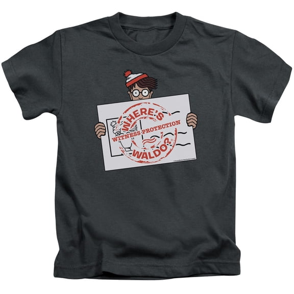 Wheres Waldo - Witness Protection - Juvenile Short Sleeve Shirt - 5/6