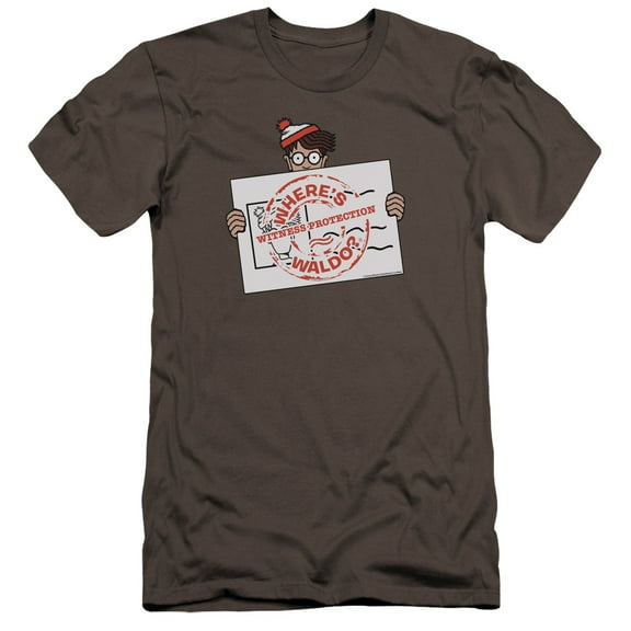 Wheres Waldo - Witness Protection - Premium Slim Fit Short Sleeve Shirt - Small