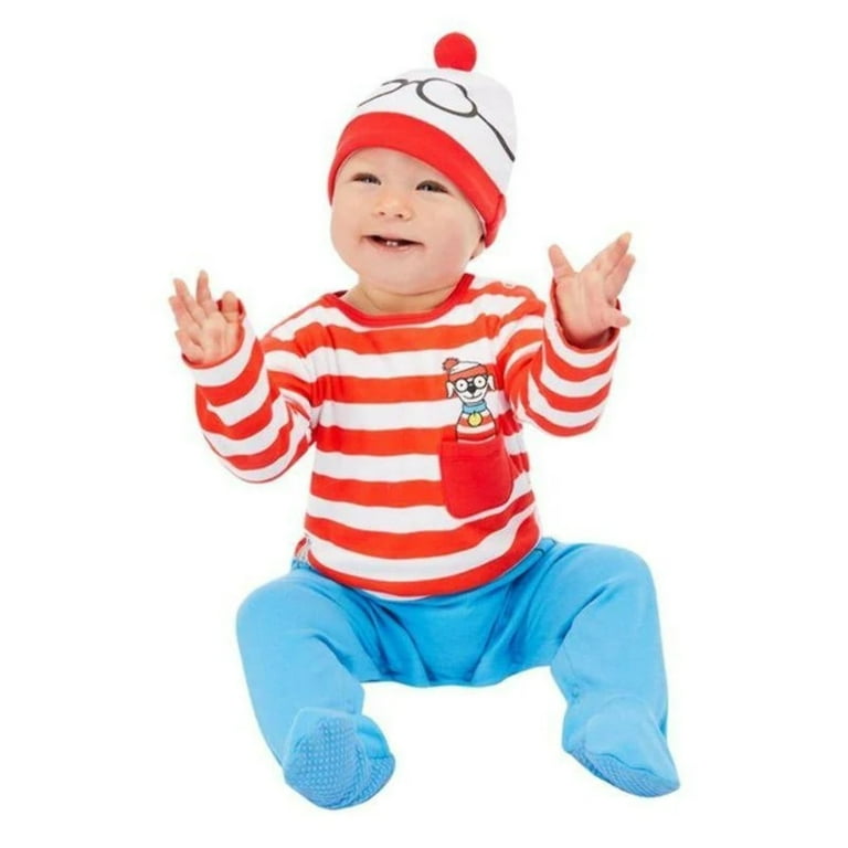Wheres Wally? Baby Costume Red & White Wheres Wally? Baby Costume Red & White
