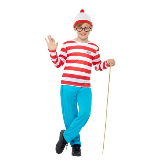 Smiffys Where Wally Child Costume Large Male