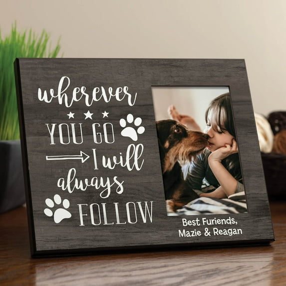 Wherever You Go Personalized Picture Pet Frame