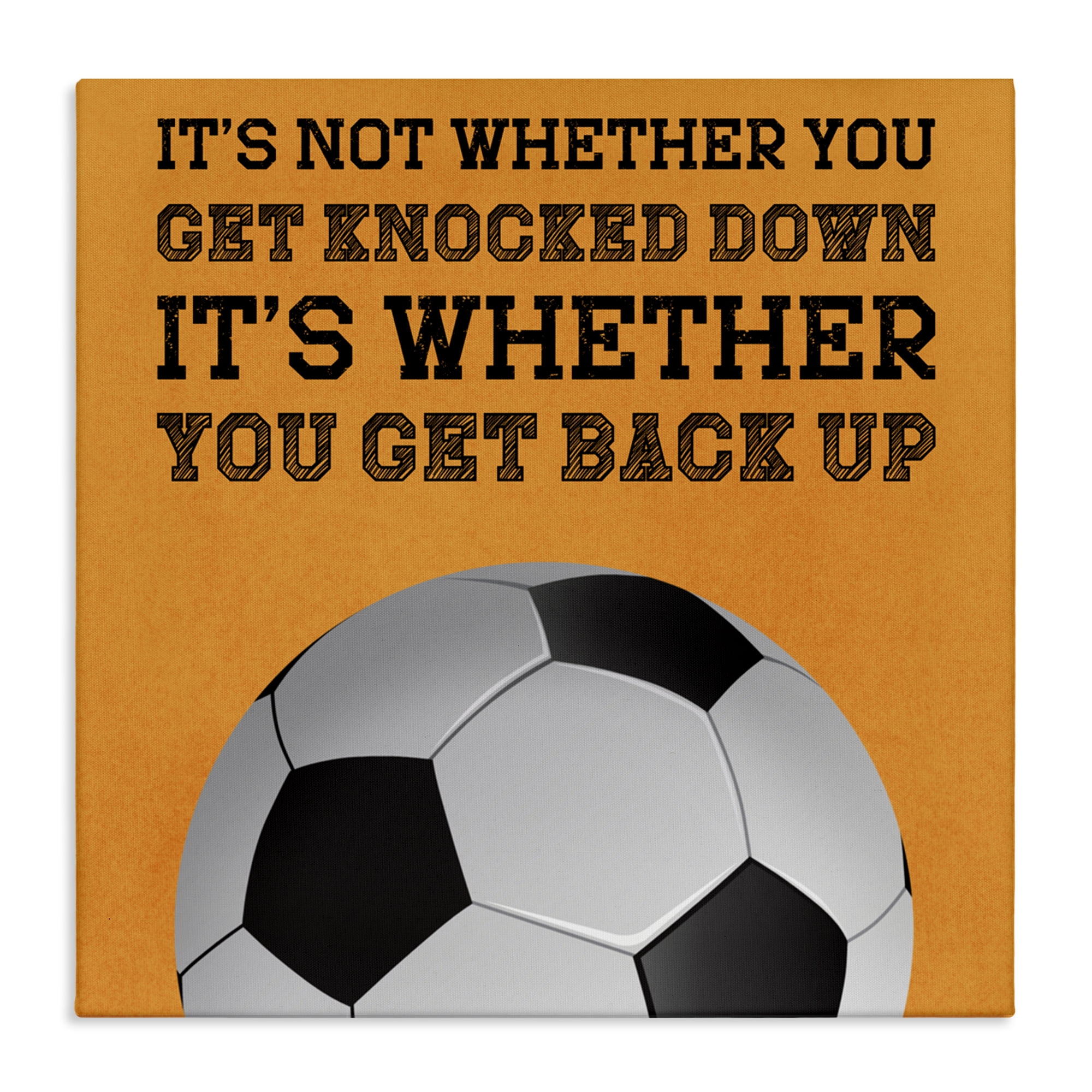 Whether You Get Back Up Canvas Wall Art, design by Marcus Prime