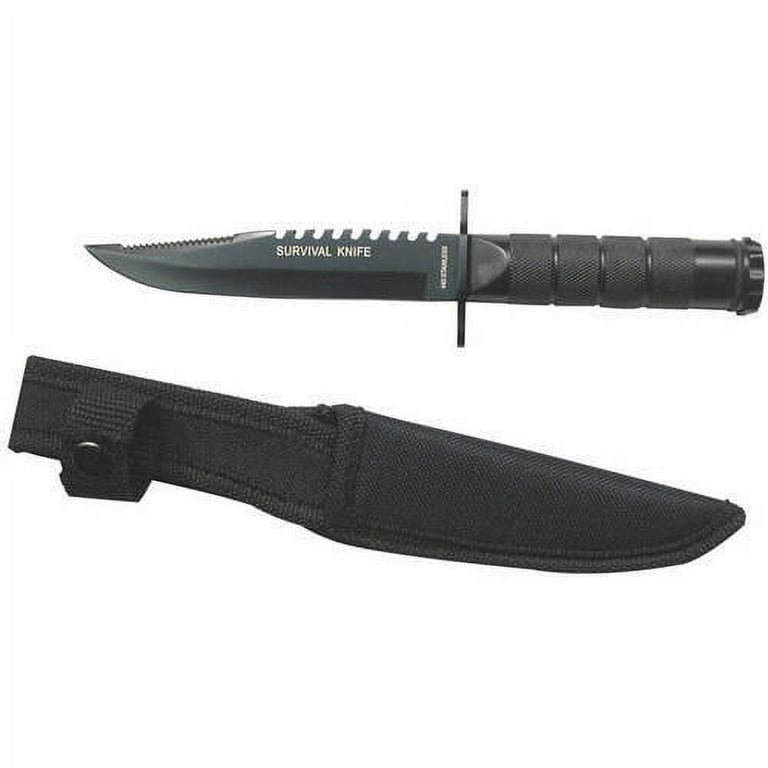 Whetstone Survival Hunting Knife, Black - Walmart.com