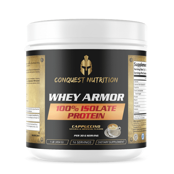 Conquest Nutrition Whey Armor 100% Isolate Protein 1lb