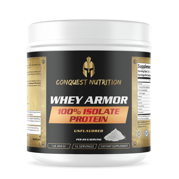 Conquest Nutrition Whey Armor 100% Isolate Protein 1lb