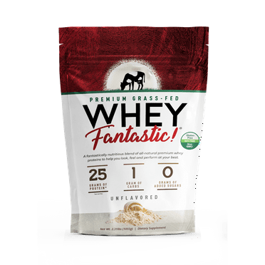 Whey Fantastic Unflavored Grass Fed Whey Protein Powder 2.34lb - 30 Servings