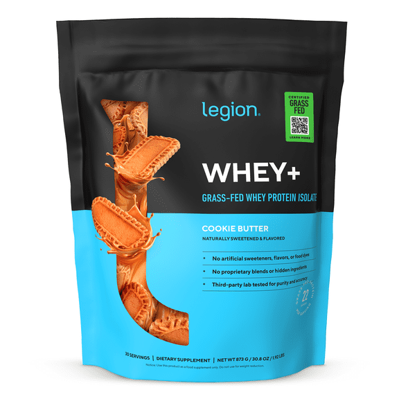 Whey+ Protein Isolate Powder naturally sweetened and flavored