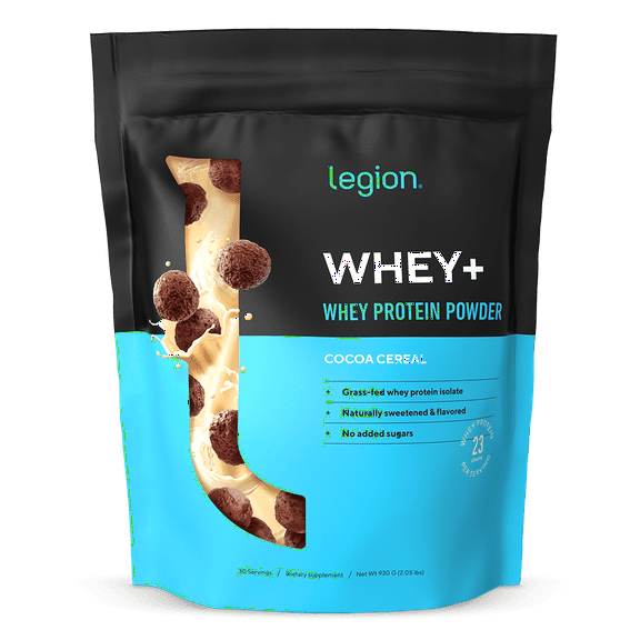 Whey+ Protein Isolate Powder naturally sweetened and flavored